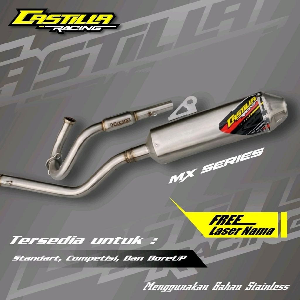 knalpot yamaha wr155 castilla racing original