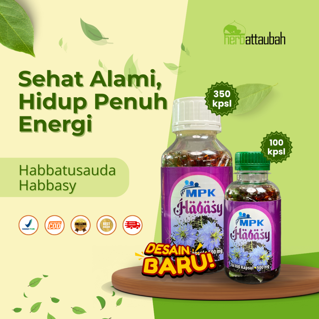 Attaubah Habbatusauda Habbasy | Habbasy Attaubah 100 kapsul