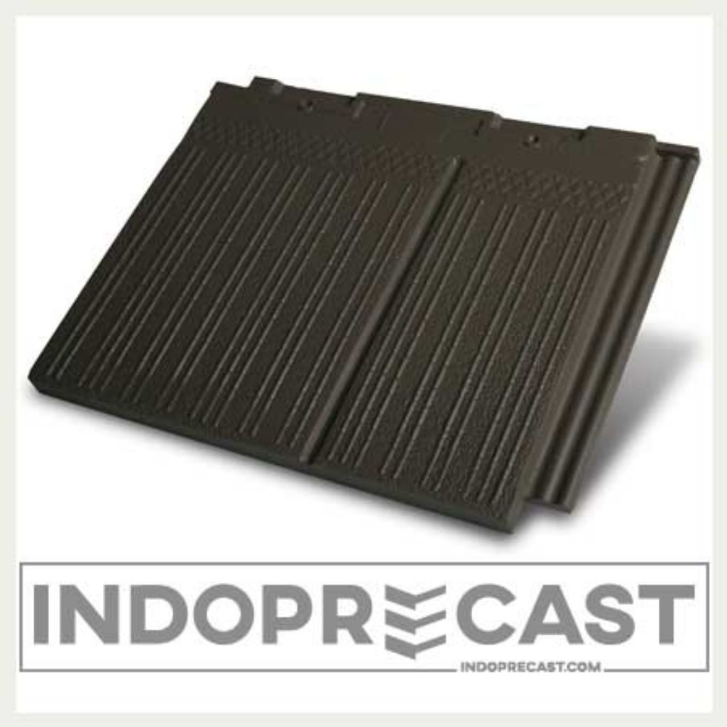 atap genteng beton flat rangka baja ringan 6pcs