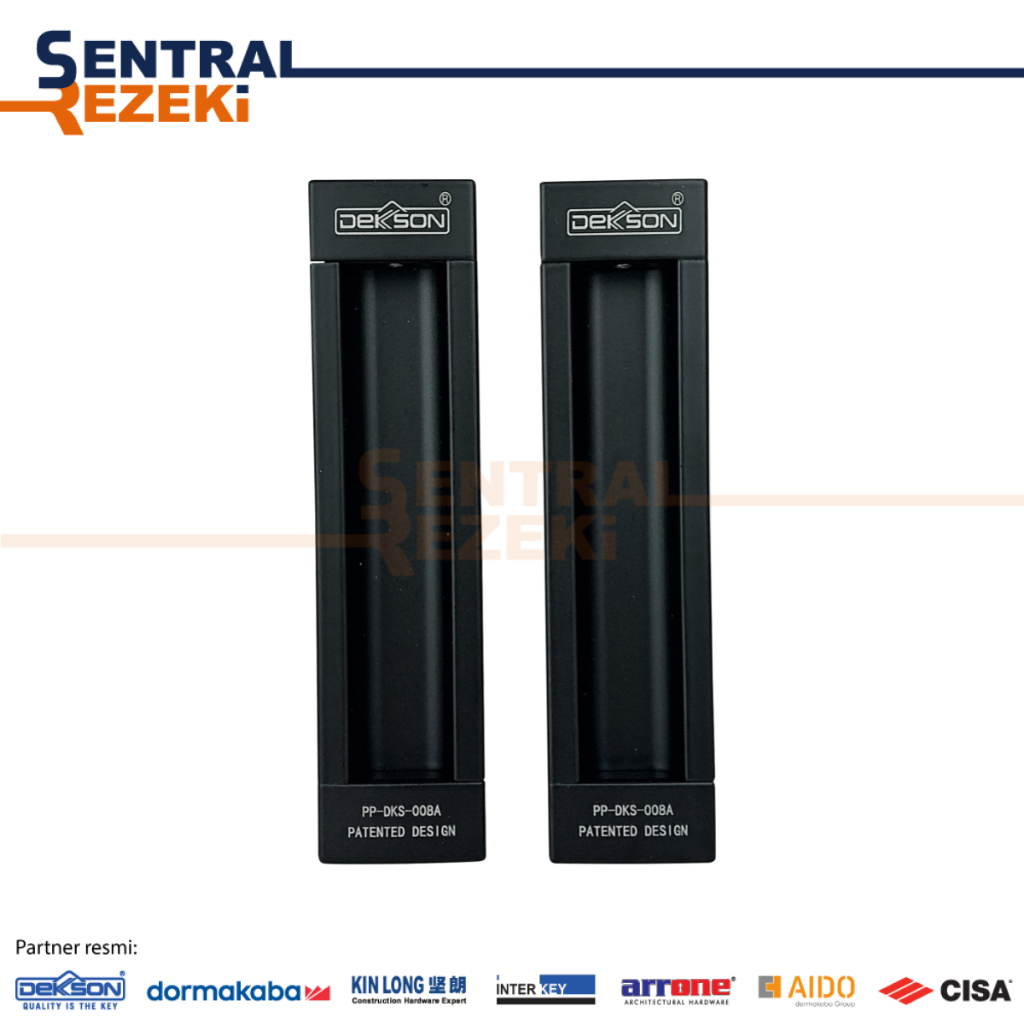 Handle Tanam Pintu Sliding Dekson PP008A Tarikan Pintu Geser HITAM
