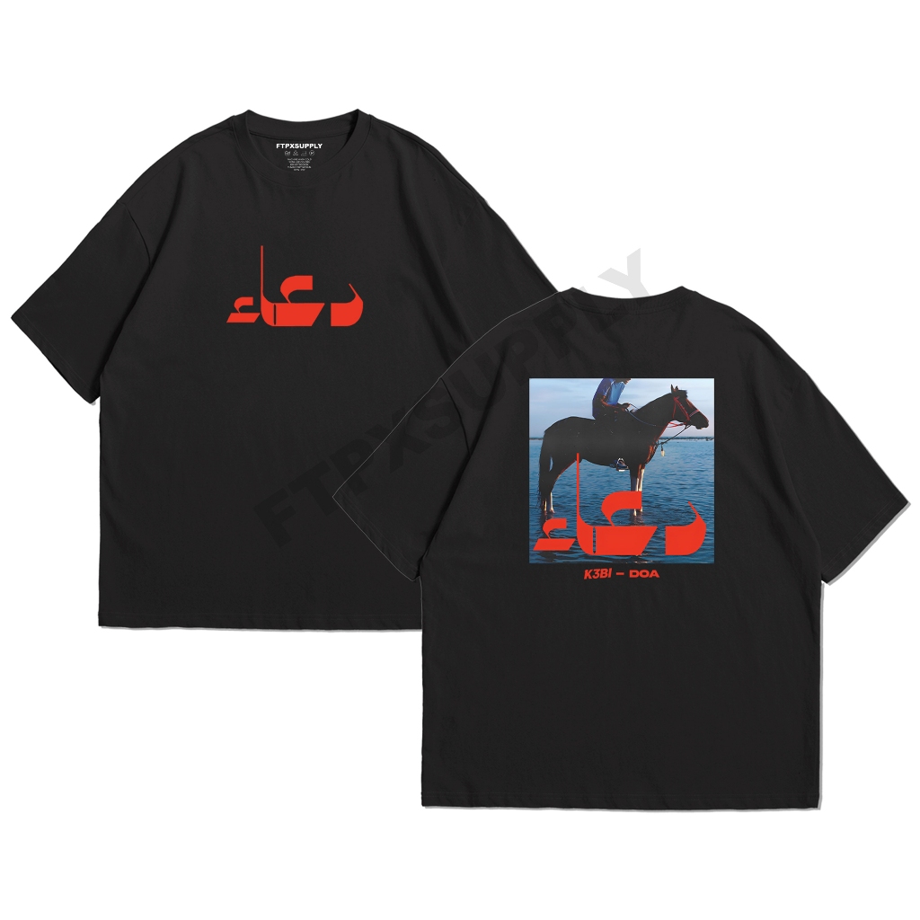 FTP - T-Shirt K3bi - DOA Black UNOFFICAL / keilandboi krazy brazy / kaos bahan cotton 20s / FTPXSUPP