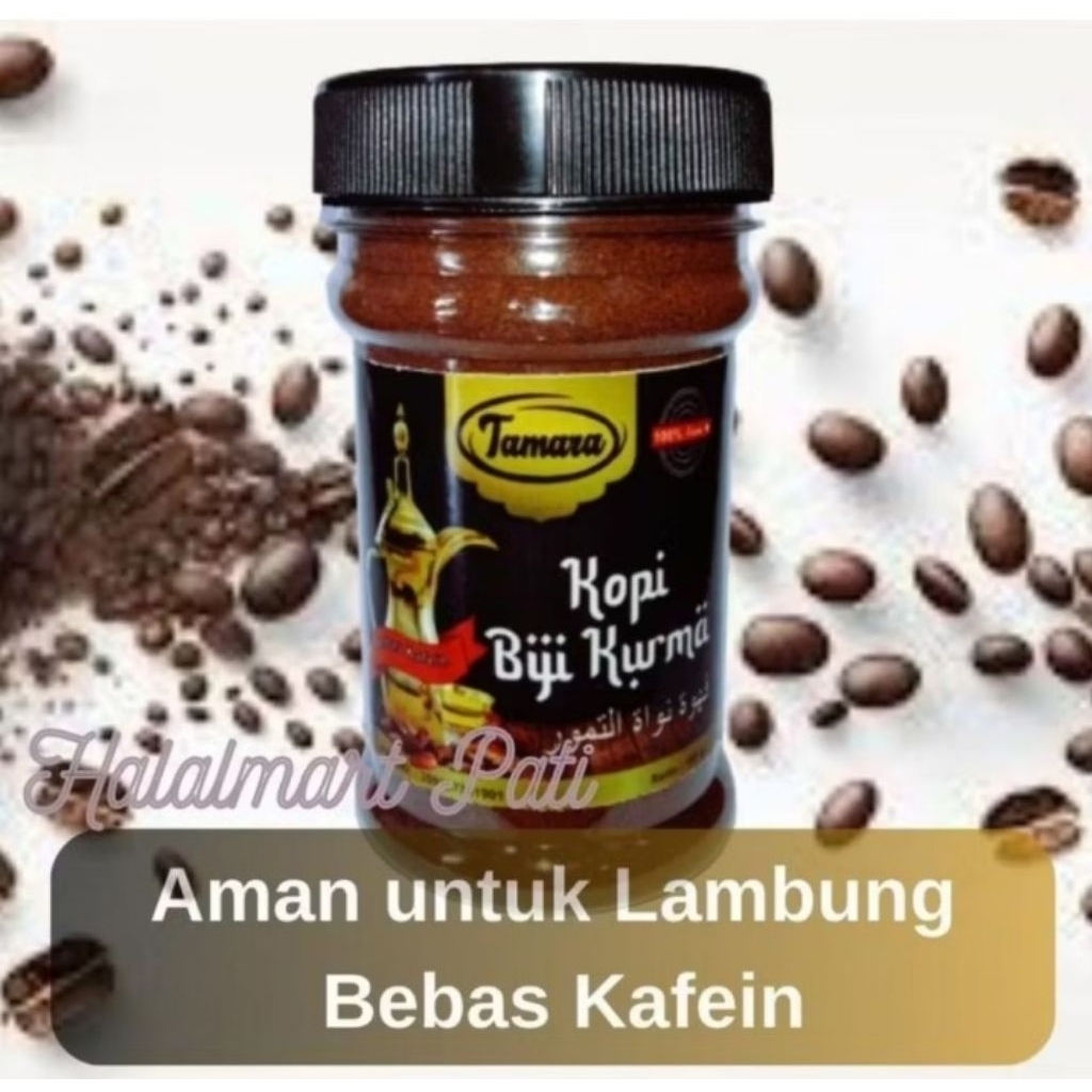 Kopi Serbuk Bubuk Biji Kurma Tanpa Kafein