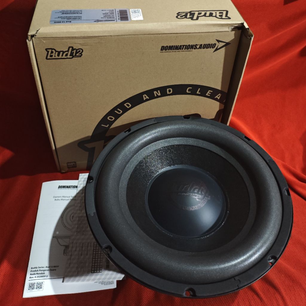 Subwoofer Dominations BUD 12MKIV - 12 inch Subwoofer / Yaafi car audio