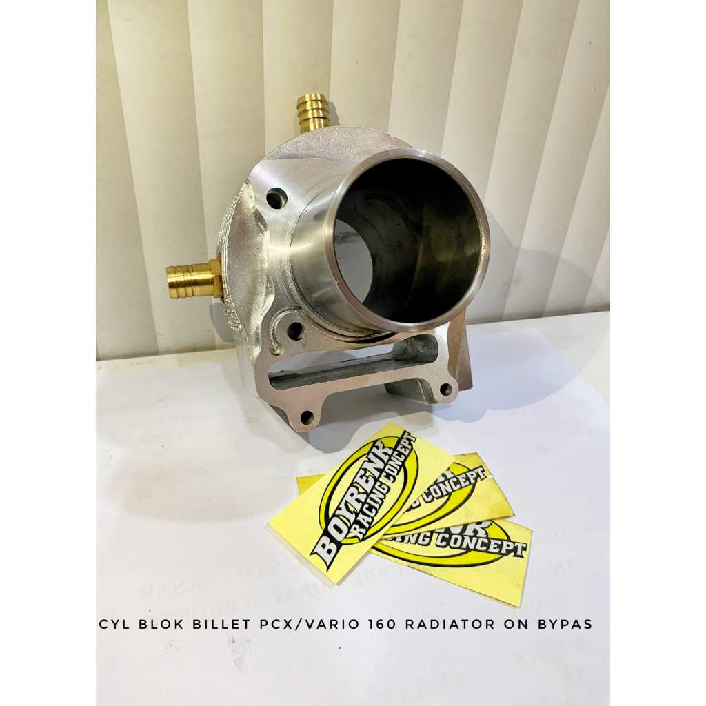CYLINDER BLOK VARIO 160/PCX 160 FFA MODEL BILLET LINER LUAR 68 70 72-BOYRENKRACING CONCEPT