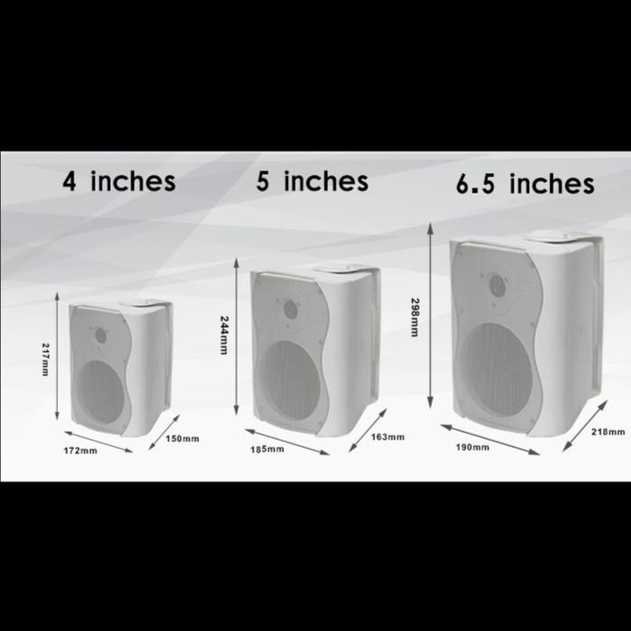 SPEAKER PASSIVE / WALL SPEAKER / SPEAKER GANTUNG 4 INCH / 5 INCH / 6 INCH