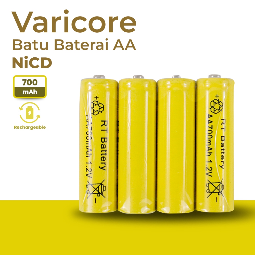 Baterai Cas AA Battery Aa Rechargeable 1000mah 700Mah