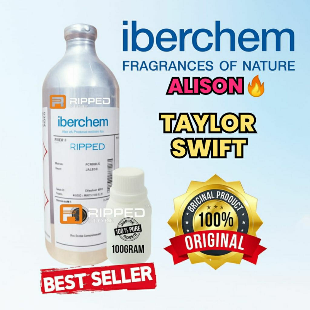 Bibit Parfum Murni 100ml Alison Taylor Swift Original Iberchem