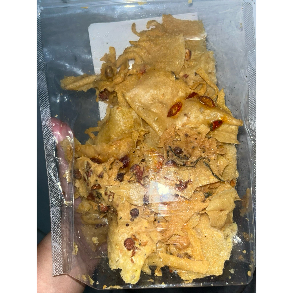 peyek cabai cabe hiyung pedas