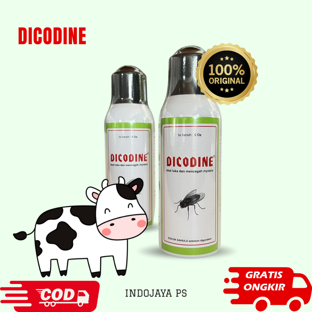 DICODINE, obat luka hewan bebas lalat