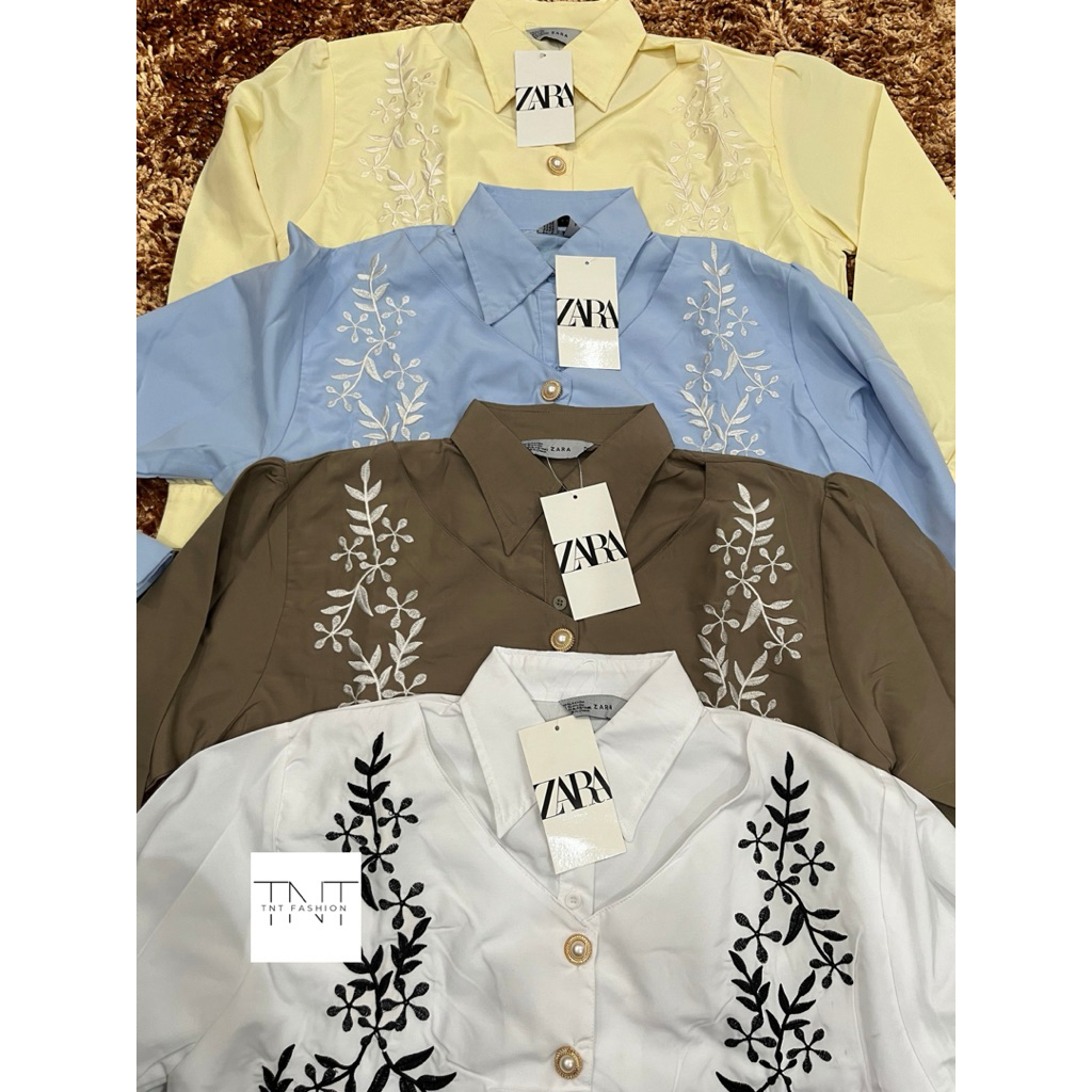 kemeja vest set zara