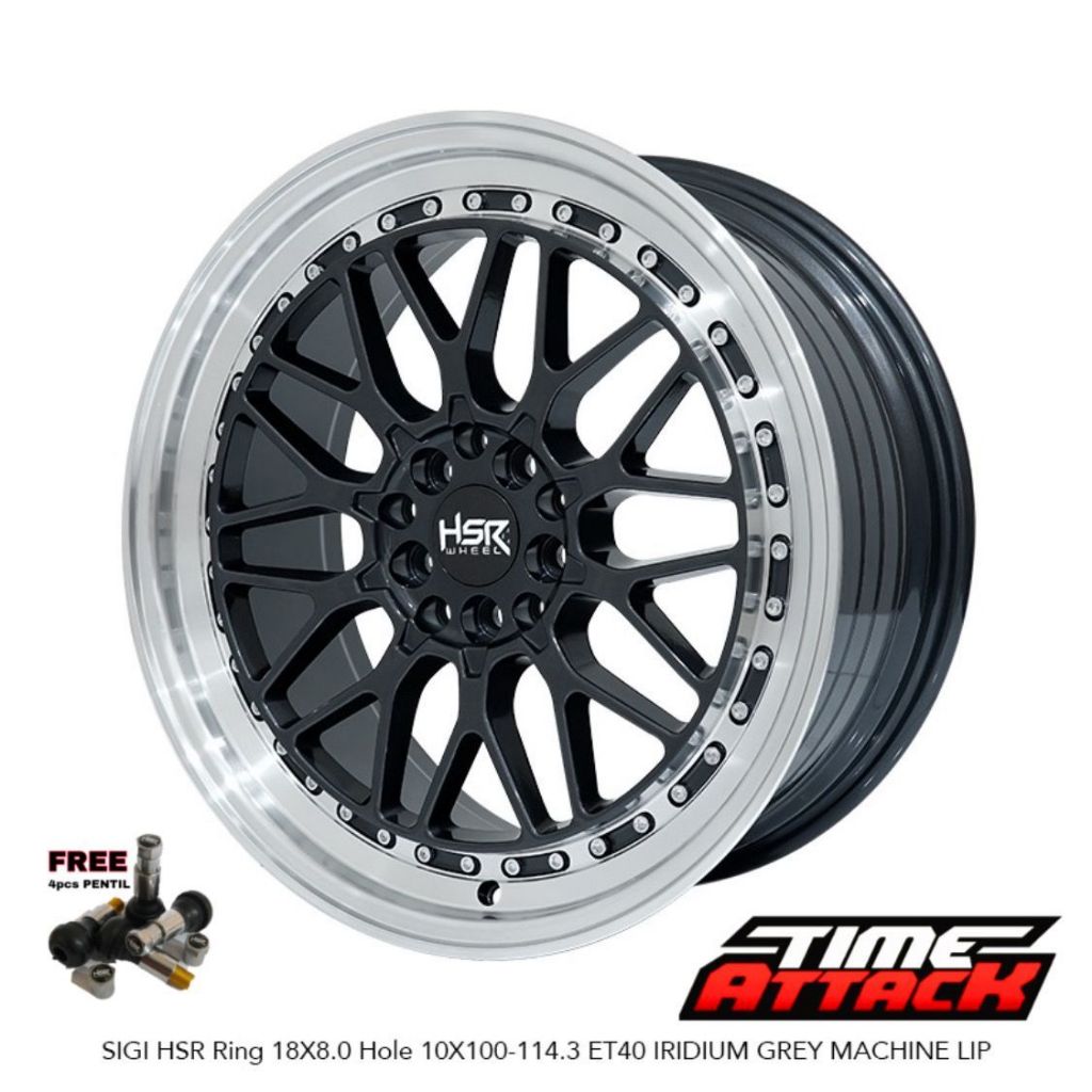 Velg Mobil Innova Xpander Terios Hrv R18 HSR WHEEL Tipe Sigi Velg Hsr Ring 18