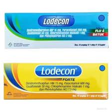 Lodecon Box isi 100 tablet batuk pilek demam