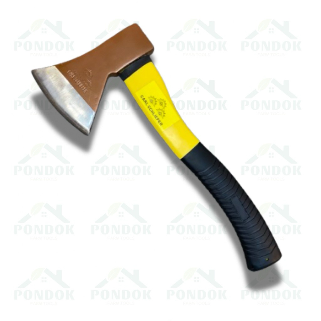 Kampak Tulang Kayu Cap Carl Schlieper / Kampak Gagang Fiber / Kampak Pertukangan