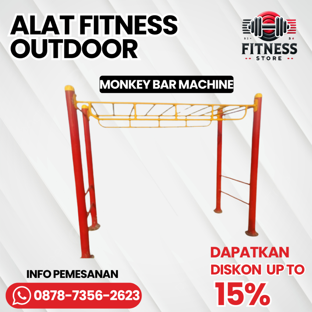 Alat fitness outdoor Monkey Bar - Alat Fitnes Taman