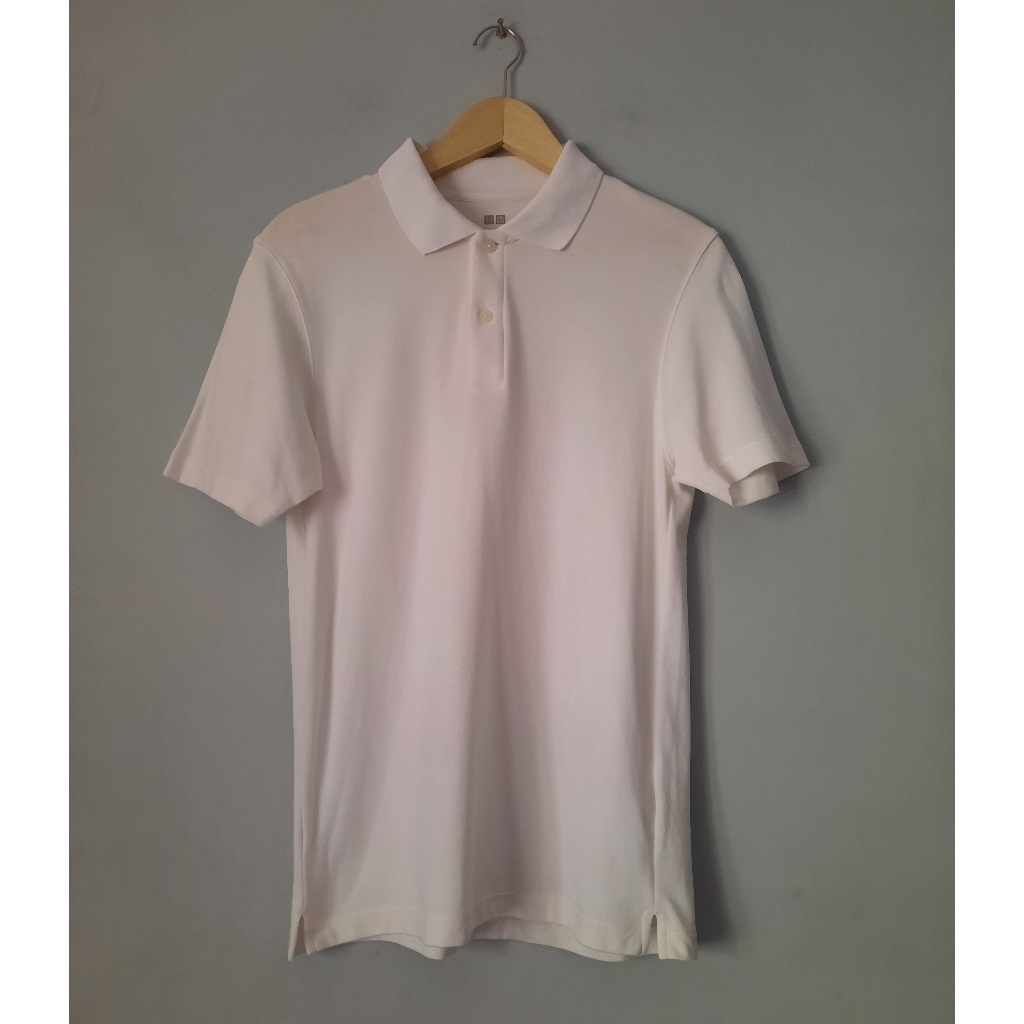 Preloved Kaos Polo Pique Pria Airism Uniqlo