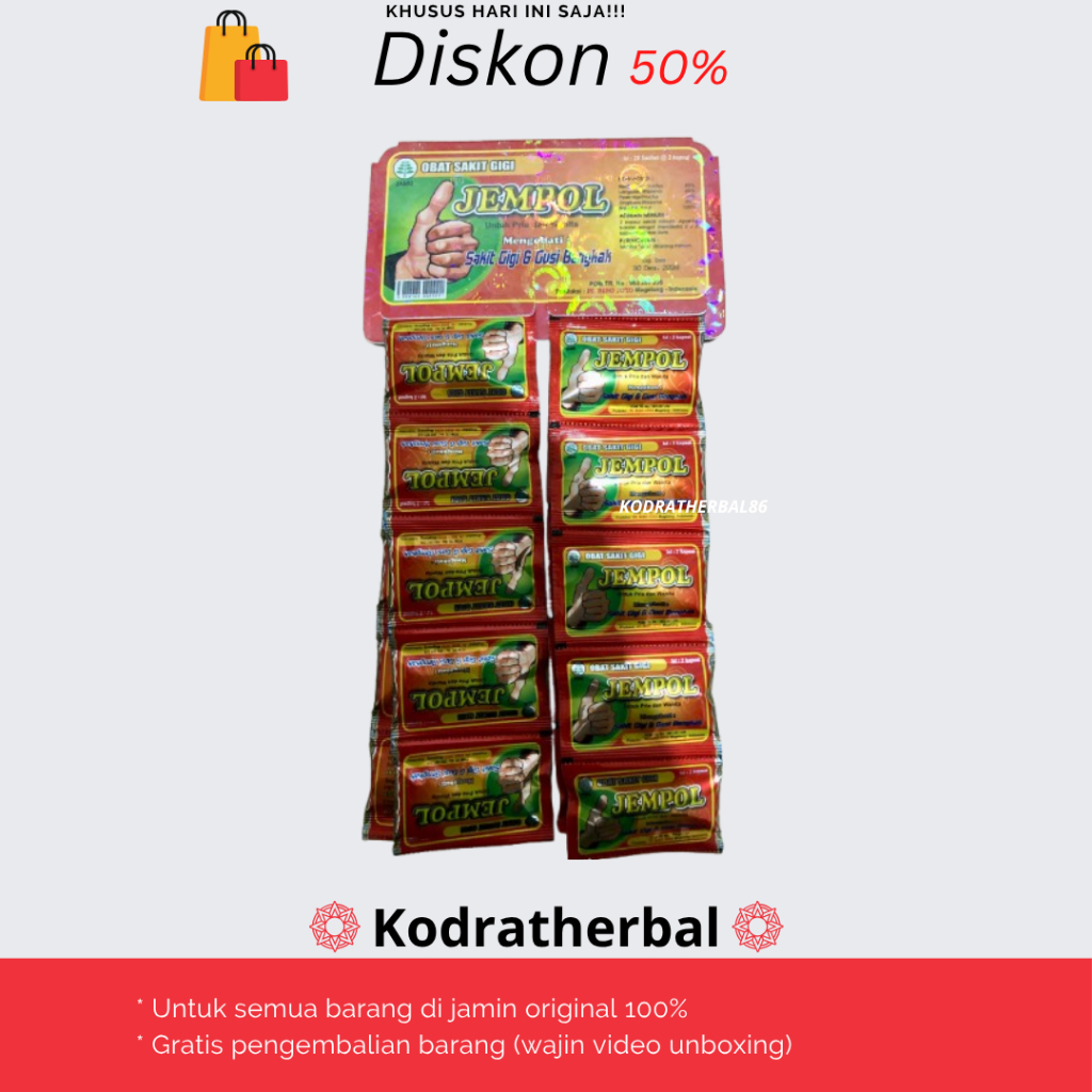 JEMPOL KAPSUL UNTUK SAKIT GIGI