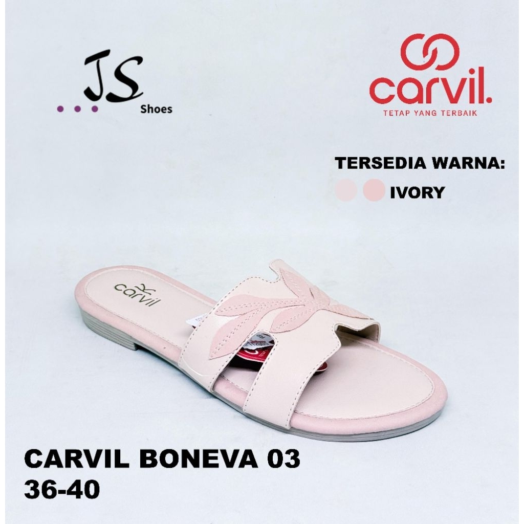 CARVIL BONEVA 03 - SANDAL SLOP CASUAL WANITA DEWASA MERK CARVIL ORIGINAL