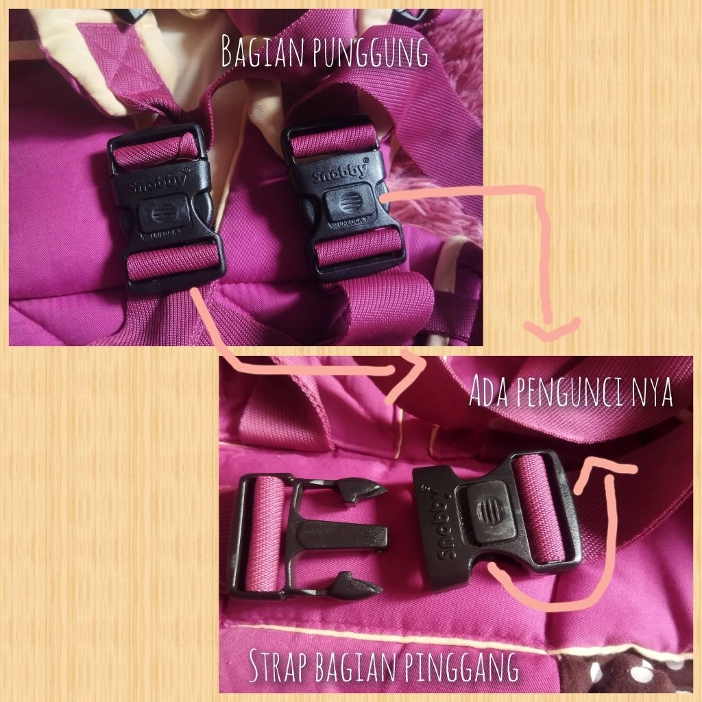 Gendongan depan snobby Gendongan bayi