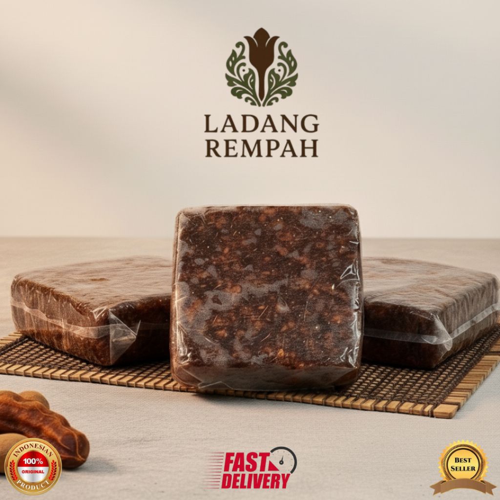 Asam Jawa Tanpa Biji 1Kg Premium & 100% Alami | Ladang Rempah