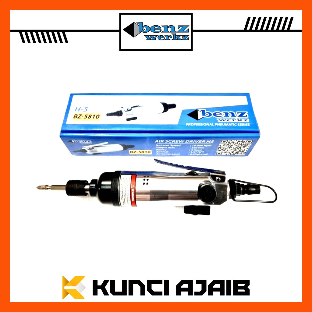 BENZ BZ-5810 Air Screwdriver Obeng Angin Kompresor Impact Wrench