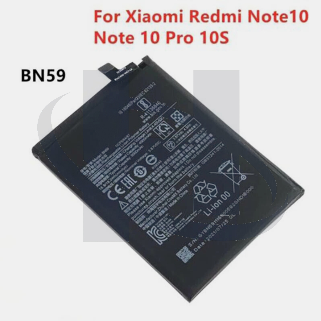 BATTERY untuk Redmi note 10/ redmi NOTE 10s BN59 baterai
