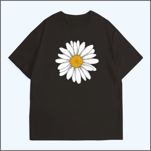 Kaos Wanita Dewasa Daisy Flower
