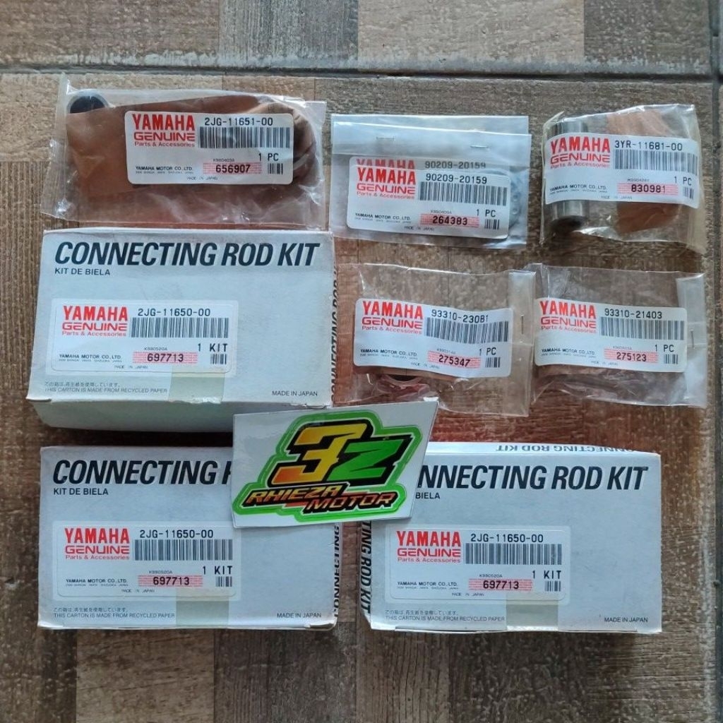 Stang piston seher set kit Alfa Champ Sigma Force 1 F1 F1z F1zr Fizr 2JG original baru Yamaha Japan 