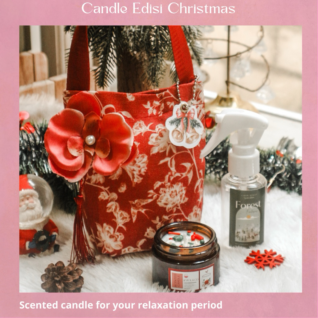 Hampers Aromaterapi With Bag Candle & Linen spray