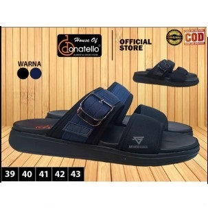 DONATELLO sandal selop ringan sendal slip flat anti slip pria casual kasual laki laki original