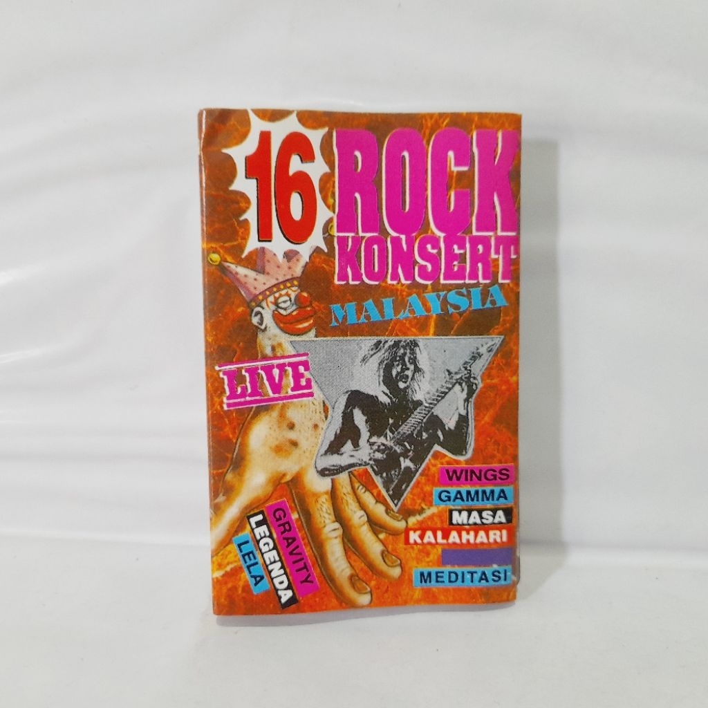 Kaset 16 Rock Konsert Malaysia - Wings Gamma Masa VA