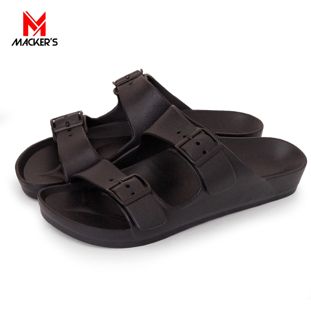 [MACKER'S] 2345 Sandal Pria trendy Selop Sandal  Tali gesper  Pria Terbaru Sendal Cowok nyaman anti 