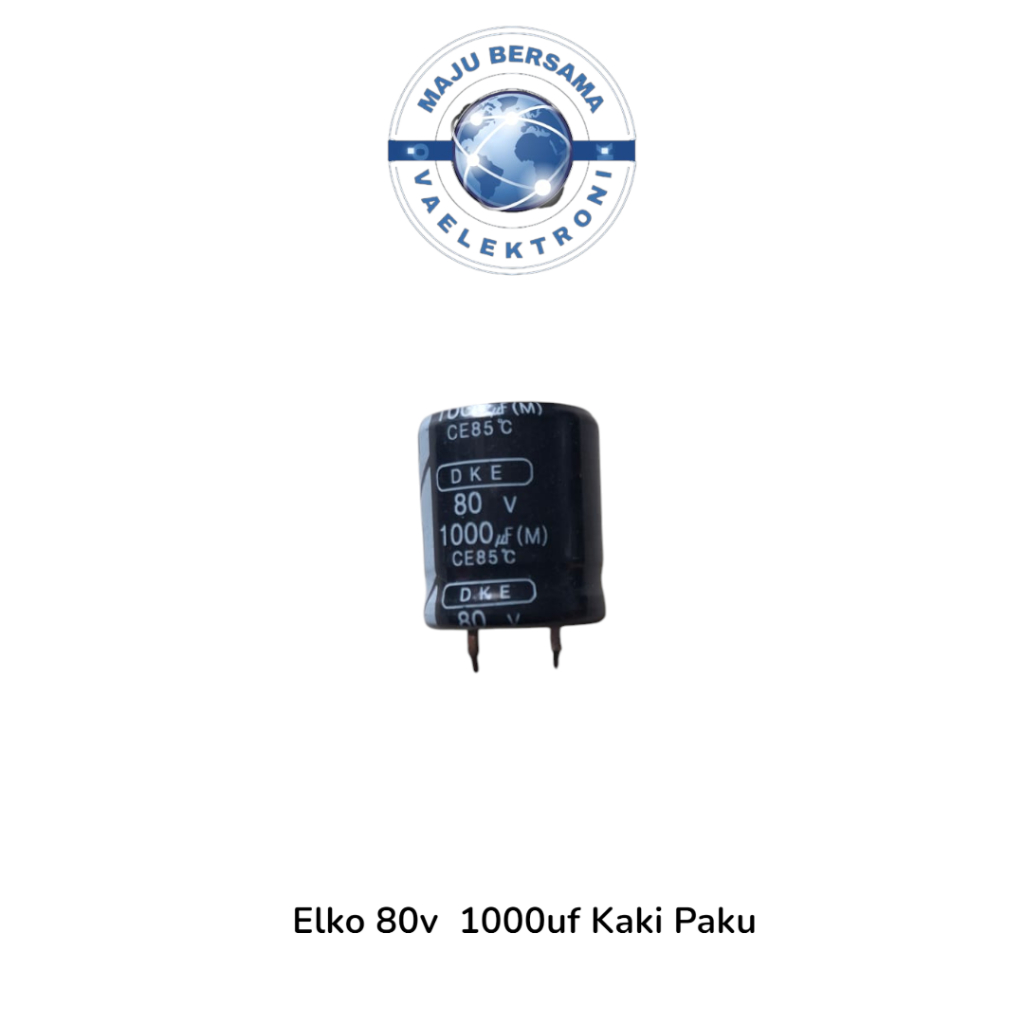Elko 80v 1000uf Berkualitas Kaki Paku