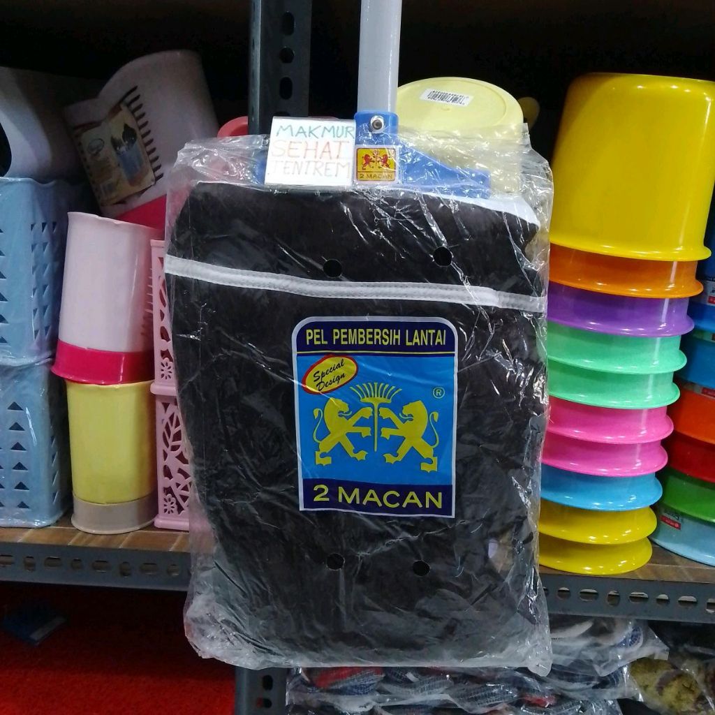 Pel Lantai 2 Macan Biru Pel Benang cap DUA MACAN SKU150807 original