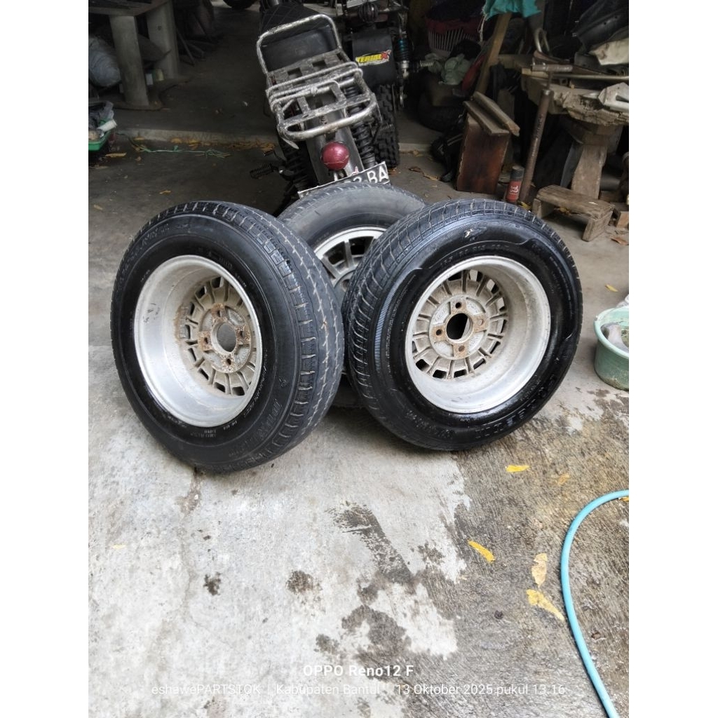 velg almu enmaru Japan ring 13 pcd 4x110 zebra vantrend dll