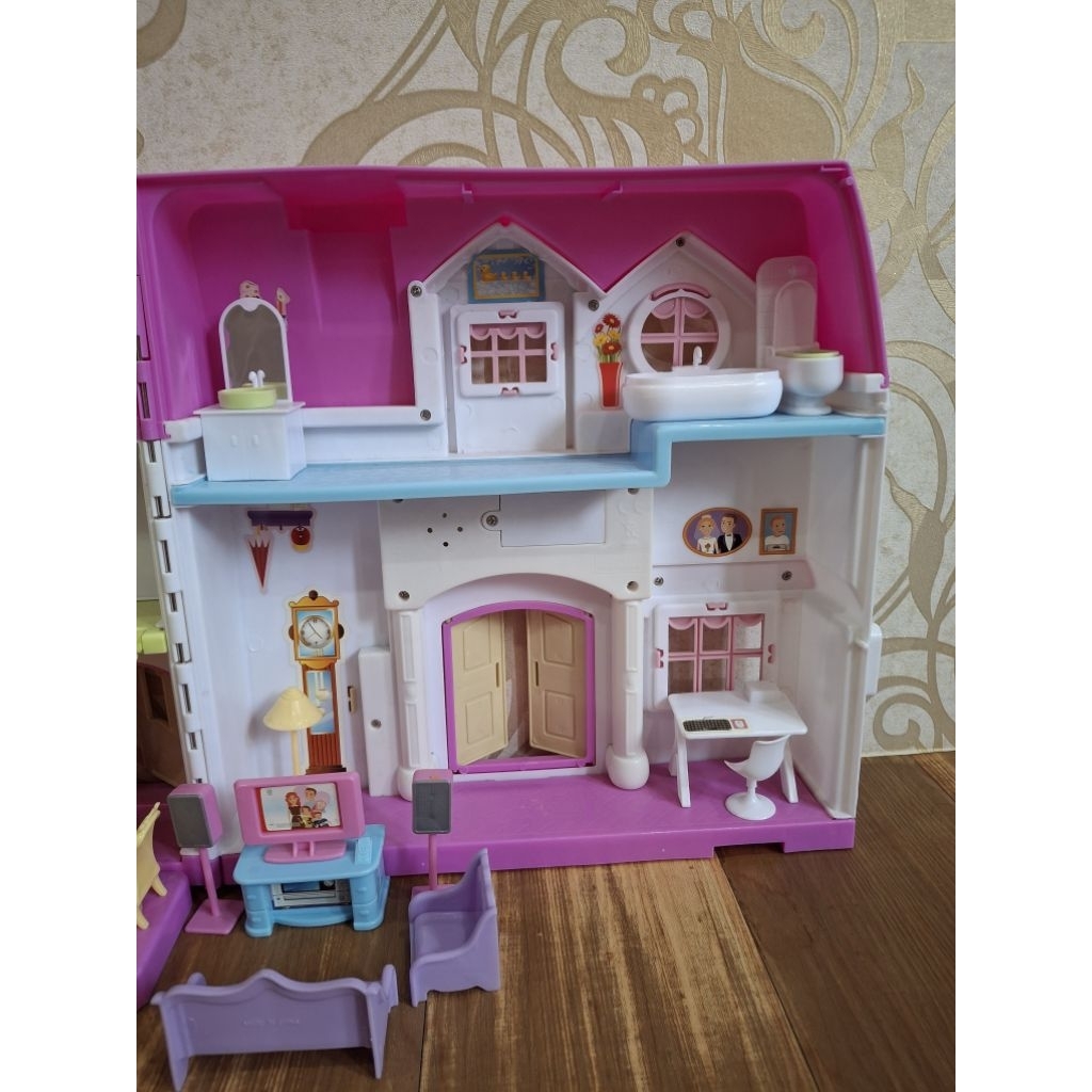 Mainan rumah boneka anak #mainan#anak#rumah#boneka#preloved