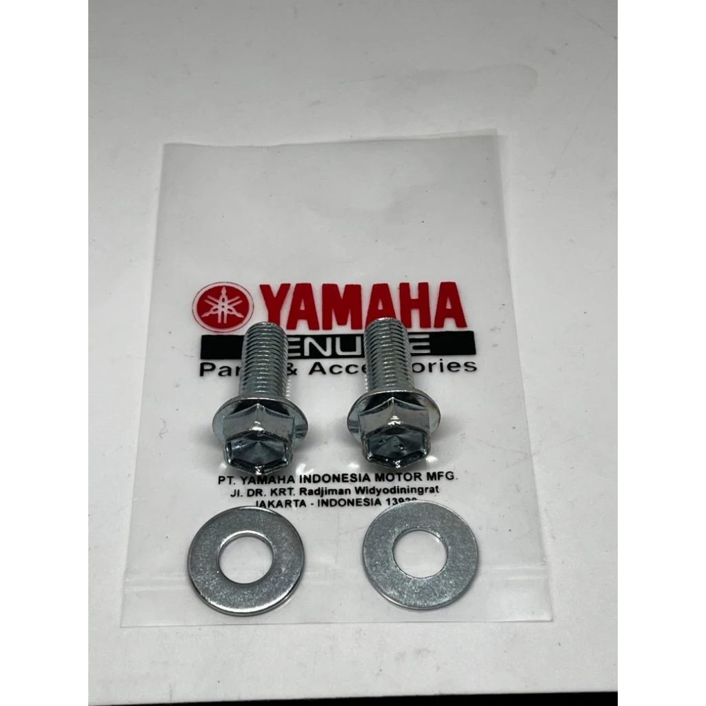2 PCS BAUT PENGGANTI BREKET KALIPER CAKRAM YAMAHA BAUT 14 MIO SMILE/SPORTI/NMAX/NEW&OLD JUPITER