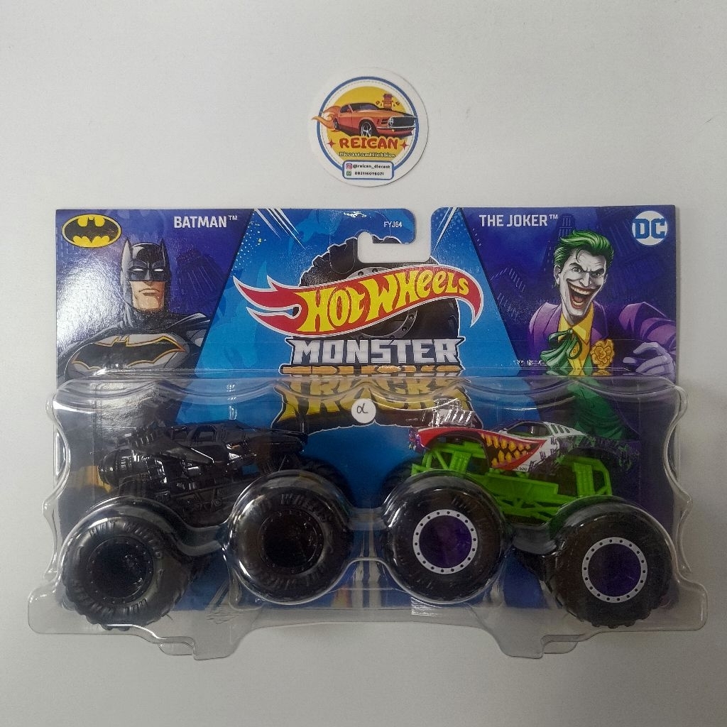 Hot Wheels | MONSTER TRUCKS | DEMOLITION DOUBLE - BATMAN & THE JOKER