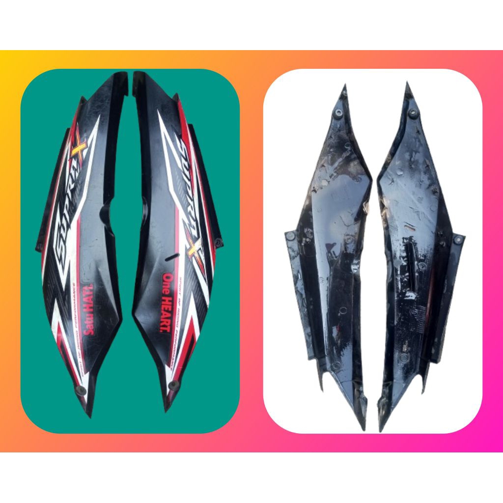 cover bodi belakang Supra x 125 fi original