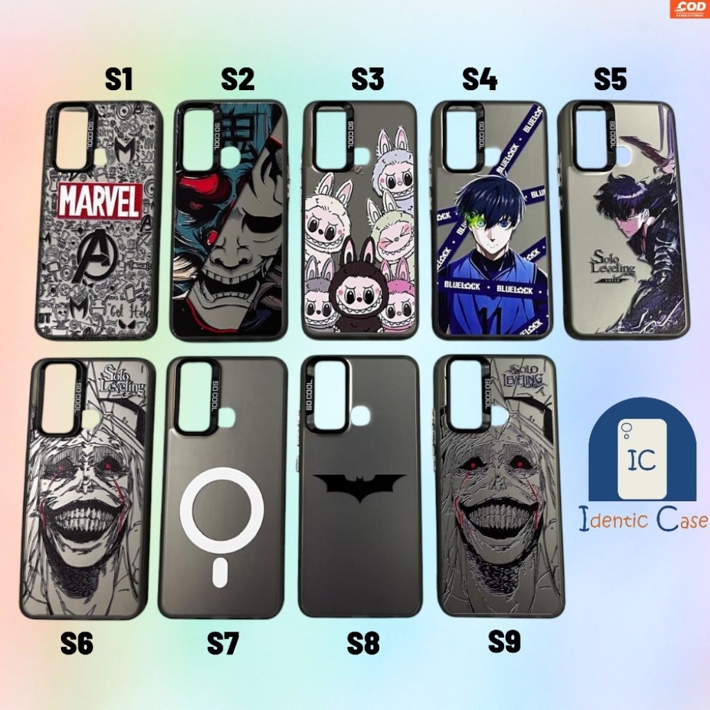 Case IMD Hologram VIVO Y30/Y30i/Y50 / So Cool Polos / So cool Gambar / Soft Case / Case Karakter / C