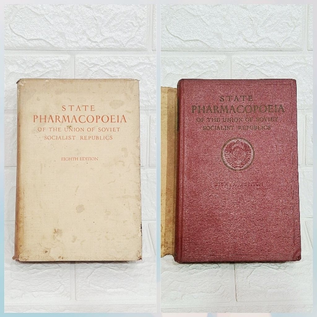 Buku Farmasi "State PHARMACOPOEIA of The Union of Soviet Socialist Republics" 8th Edition (bekas/pre