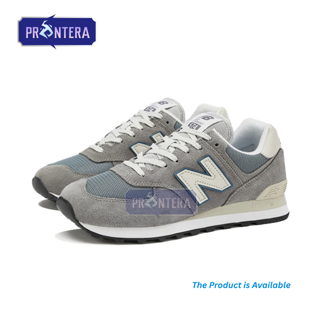 Prontera. - Sepatu NB 574 Grey Stell Sneakers Authentic