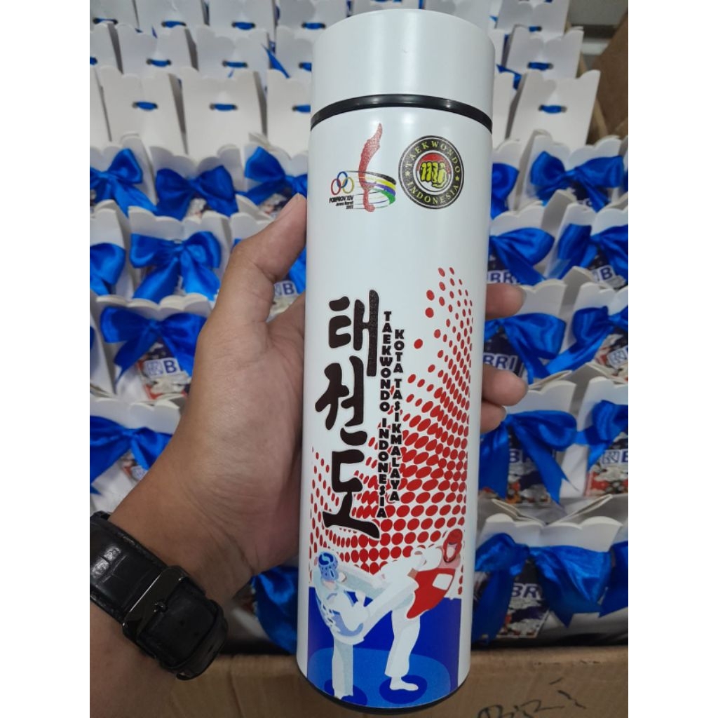 TUMBLER LED SAKURA SUHU/TUMBLER CUSTOM/BOTOL MINUM/THUMBER CUSTOM