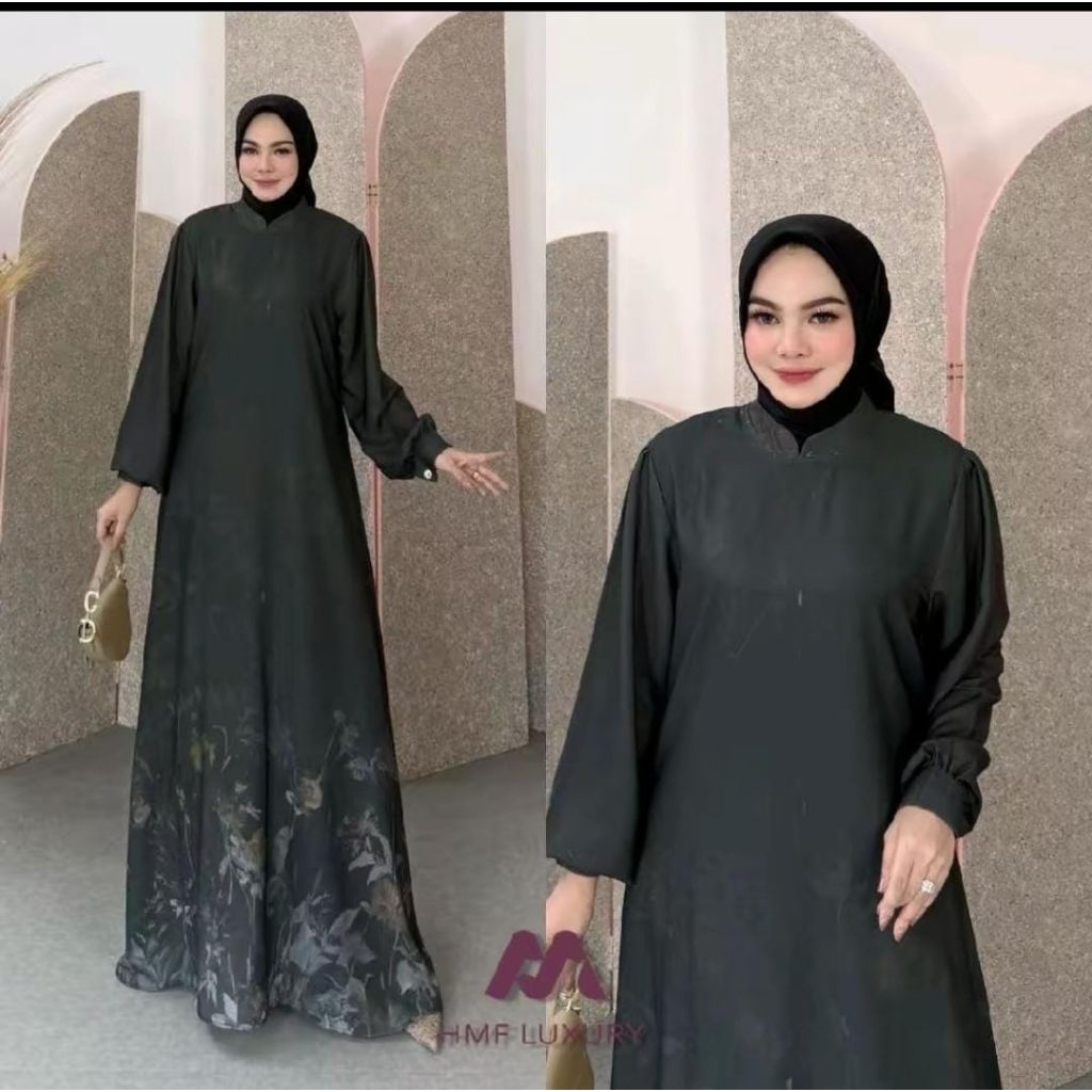 kiafa dress by hmf luxury /gamis simpel hmf