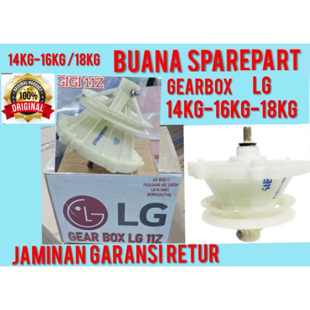GEARBOX MESIN CUCI LG 14KG -16KG -18KG / GIRBOX  MESIN CUCI LG  14KG -16KG -18KG