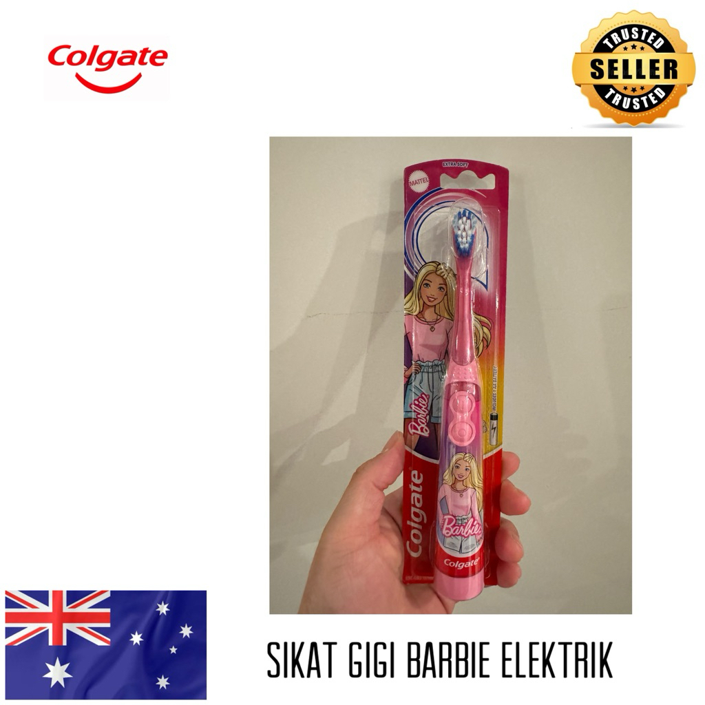 Colgate Sikat Gigi Barbie Elektrik / Sikat Gigi Anak Perempuan / Colgate Toothbrush Kids Barbie Soni