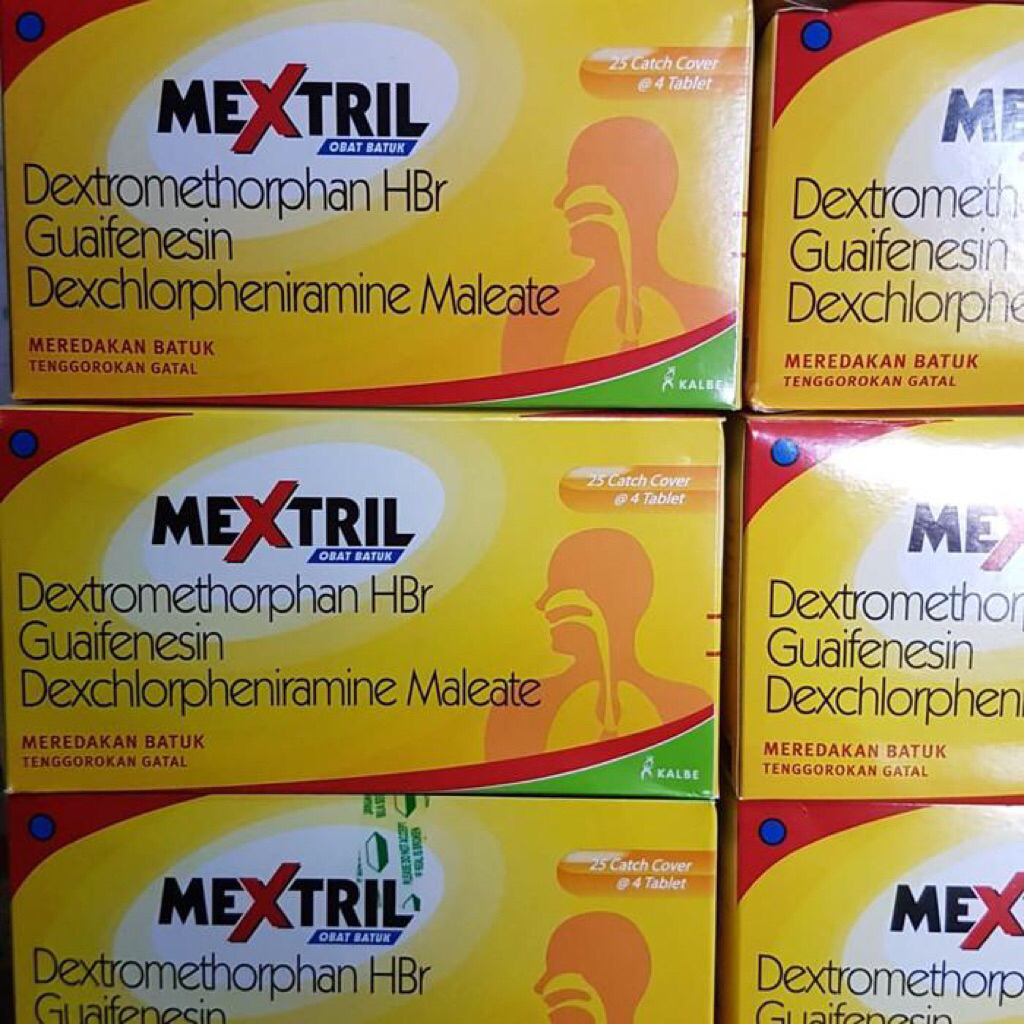 Mextril / Mextril Obat Batuk / 1 box isi 25 lembar