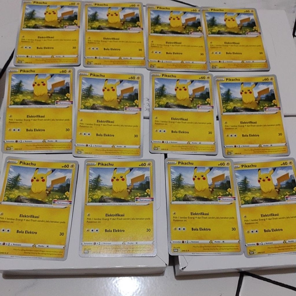TCG Pikachu Indomaret ORIGINAL