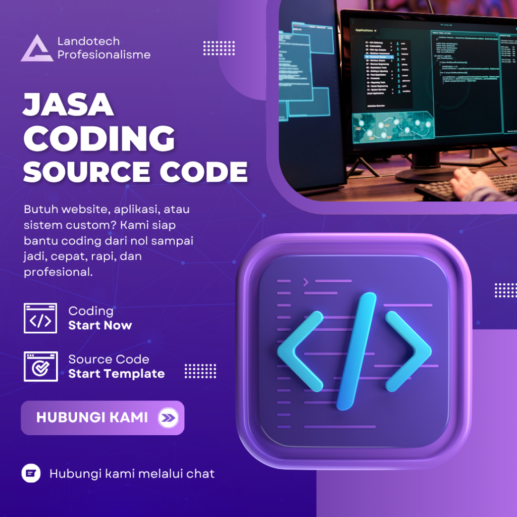 Jasa Coding & Source Code | Pembuatan Website, Aplikasi, dan Template Digital