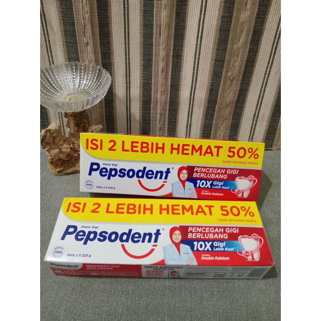 Pepsodent 225gr isi 2