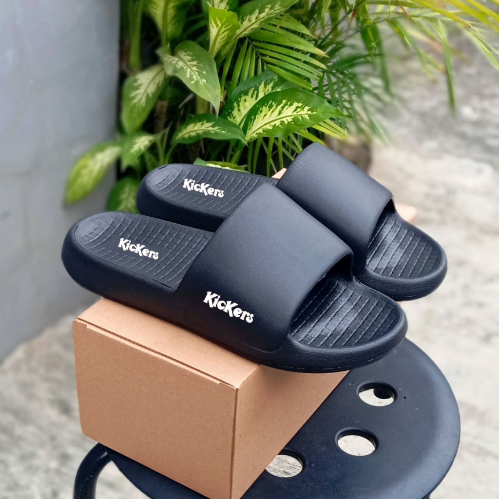 SANDAL SLOP KICKERS PRIA SANDAL SLIDE PRIA FULL KARET SANDAL SLIP ON PRIA SANDAL SLIDE